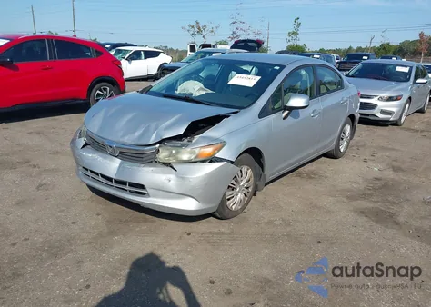 2012 Honda Civic Lx z USA, uszkodzony, nr VIN 19XFB2F58CE045265